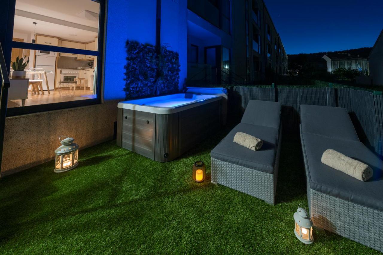 Ferienwohnung Garden Fisterra - Jacuzzi, Jardin Privado Y Vista Mar Exterior foto